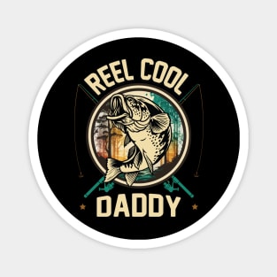 Reel Cool Daddy Fishing Gift Magnet